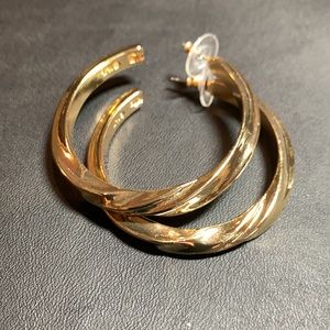 Kenneth Jay Lane Hoop Earrings